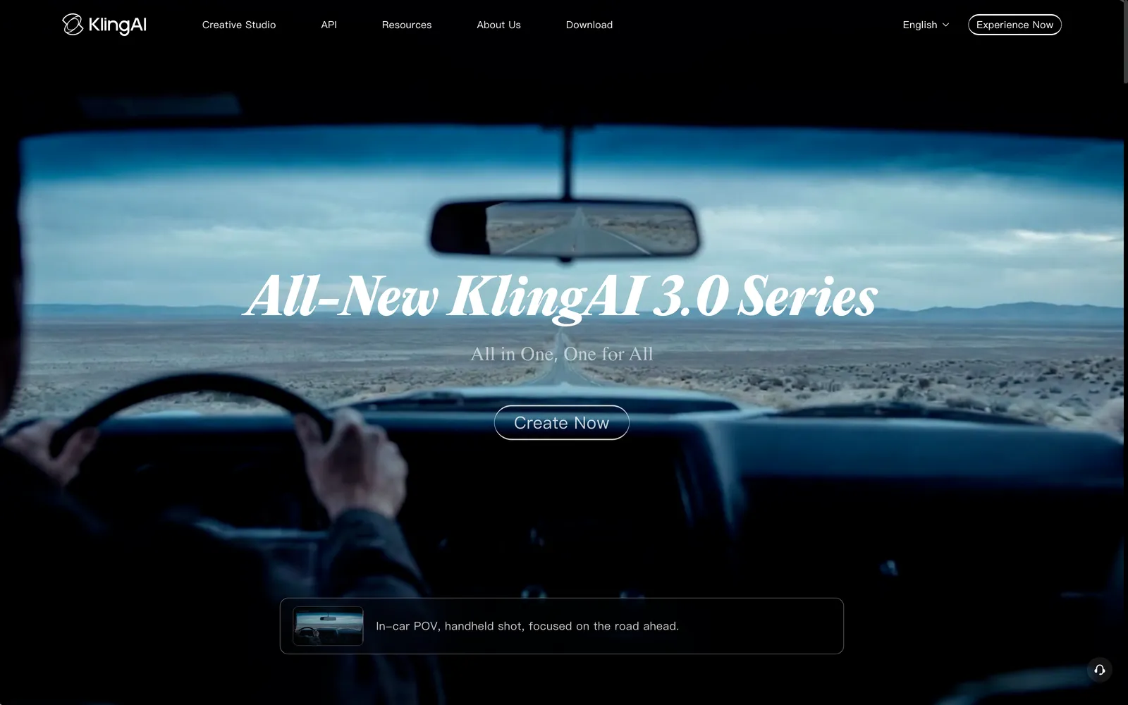 Kling homepage