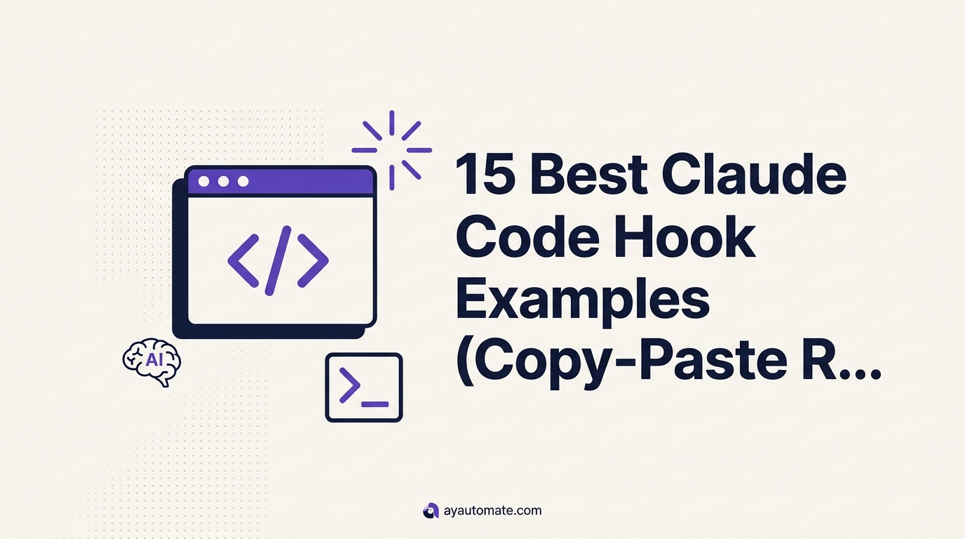 15 Best Claude Code Hook Examples