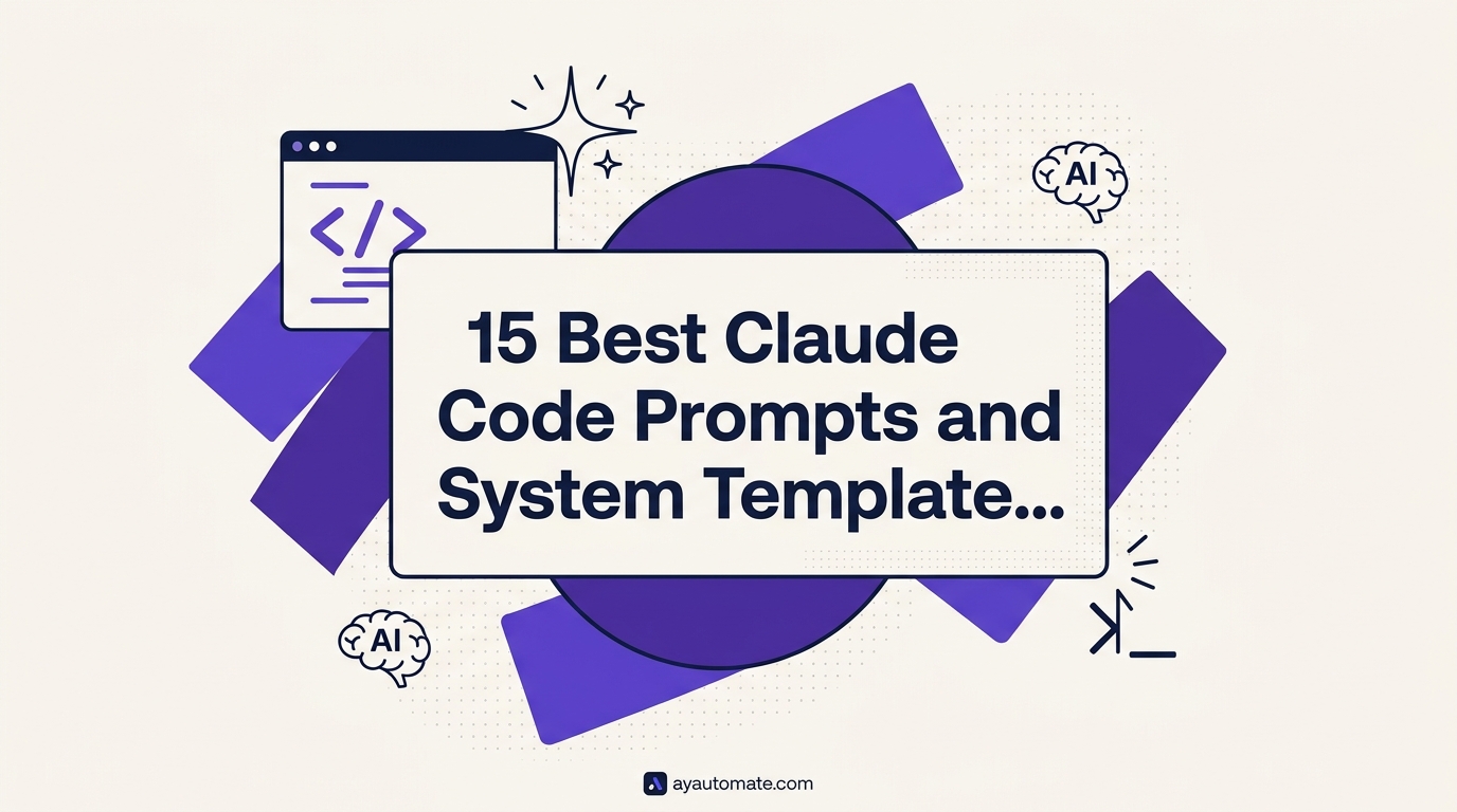 15 Best Claude Code Prompts and System Templates in 2026
