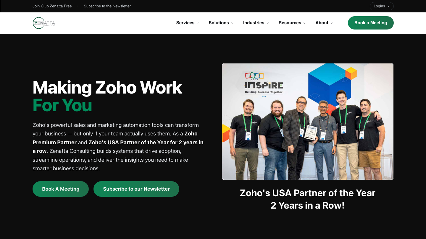 CRM Consultants with Zenatta