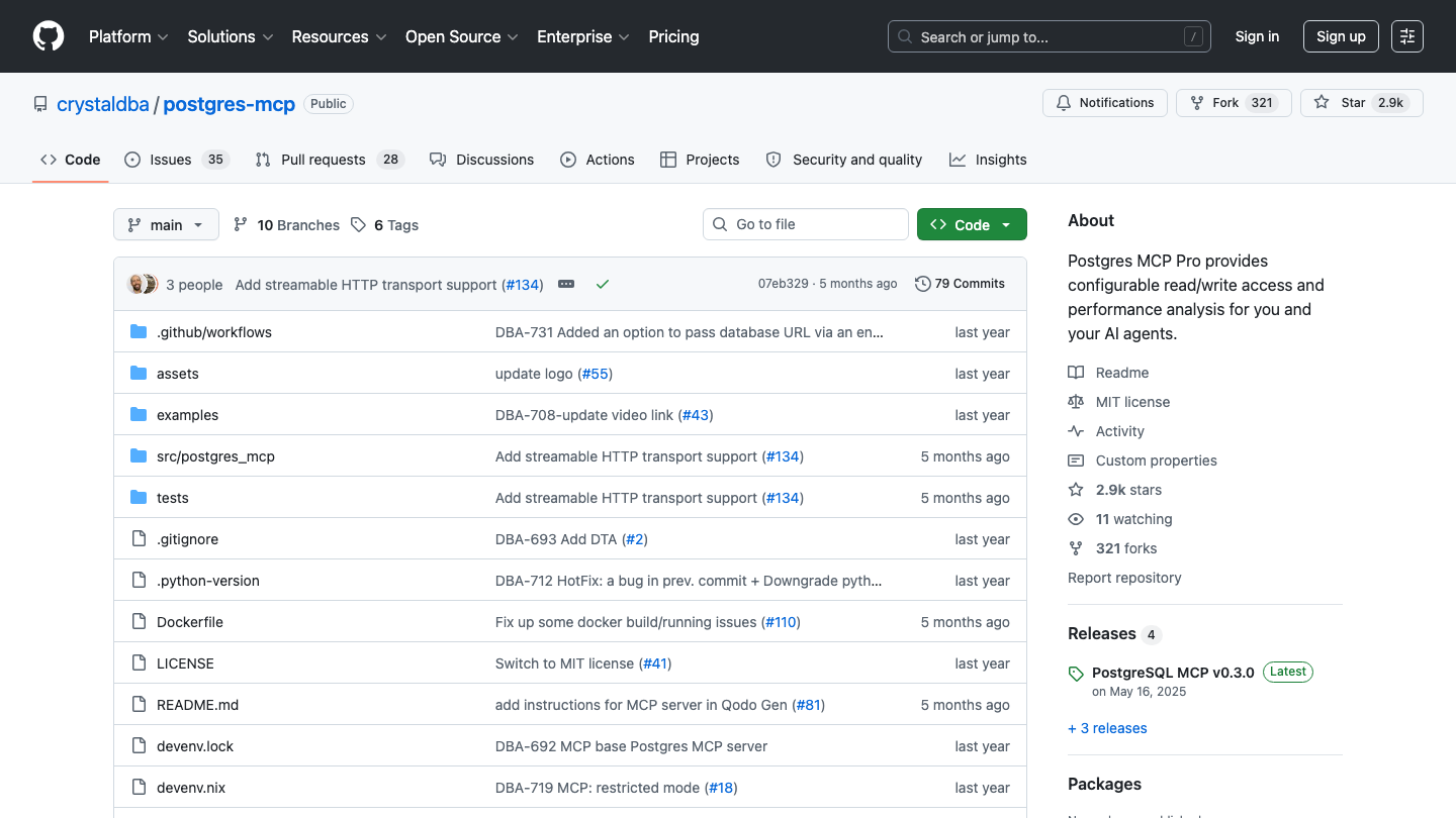 Postgres MCP Pro screenshot