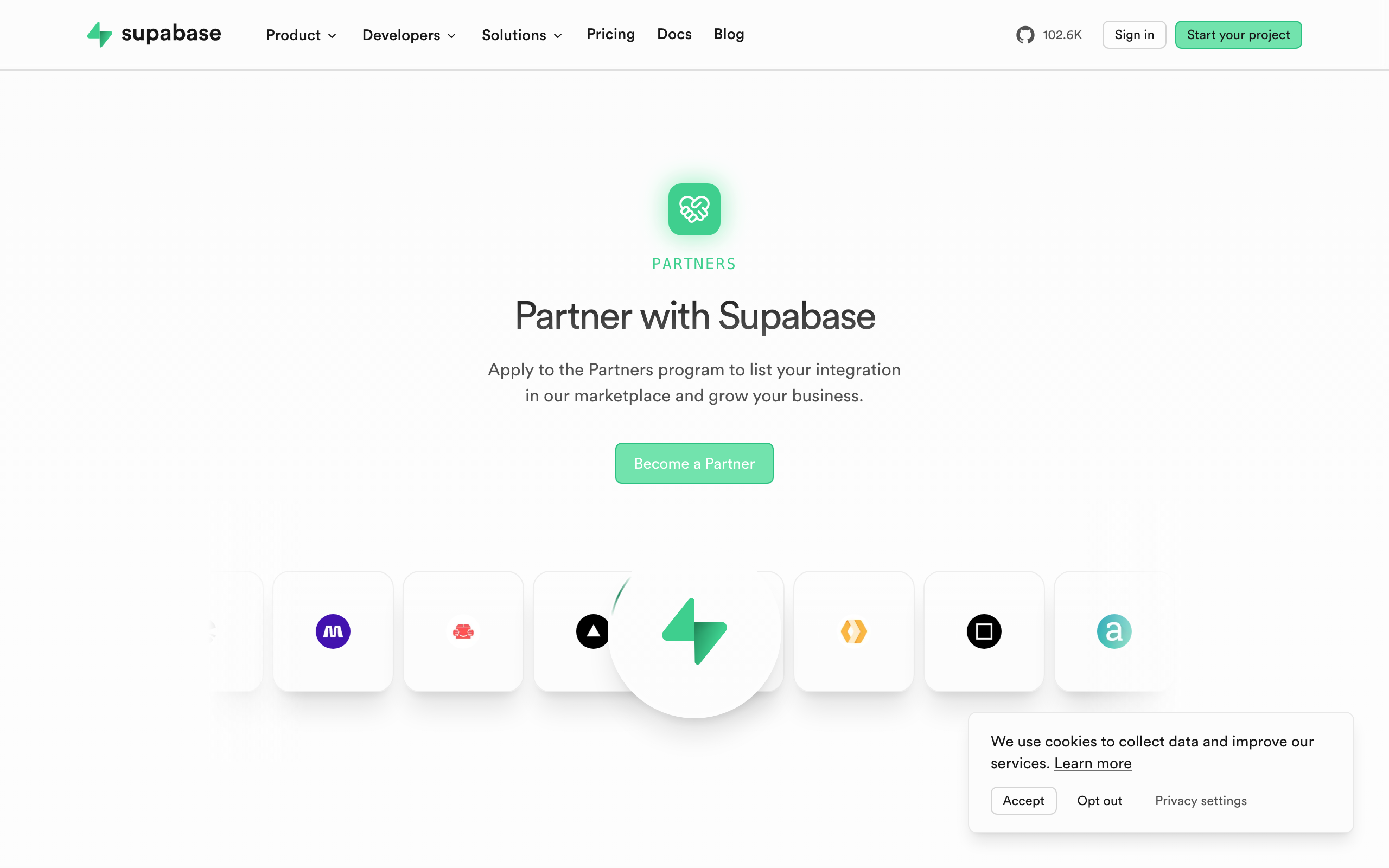 Supabase Agency with Supabase Partner Directory