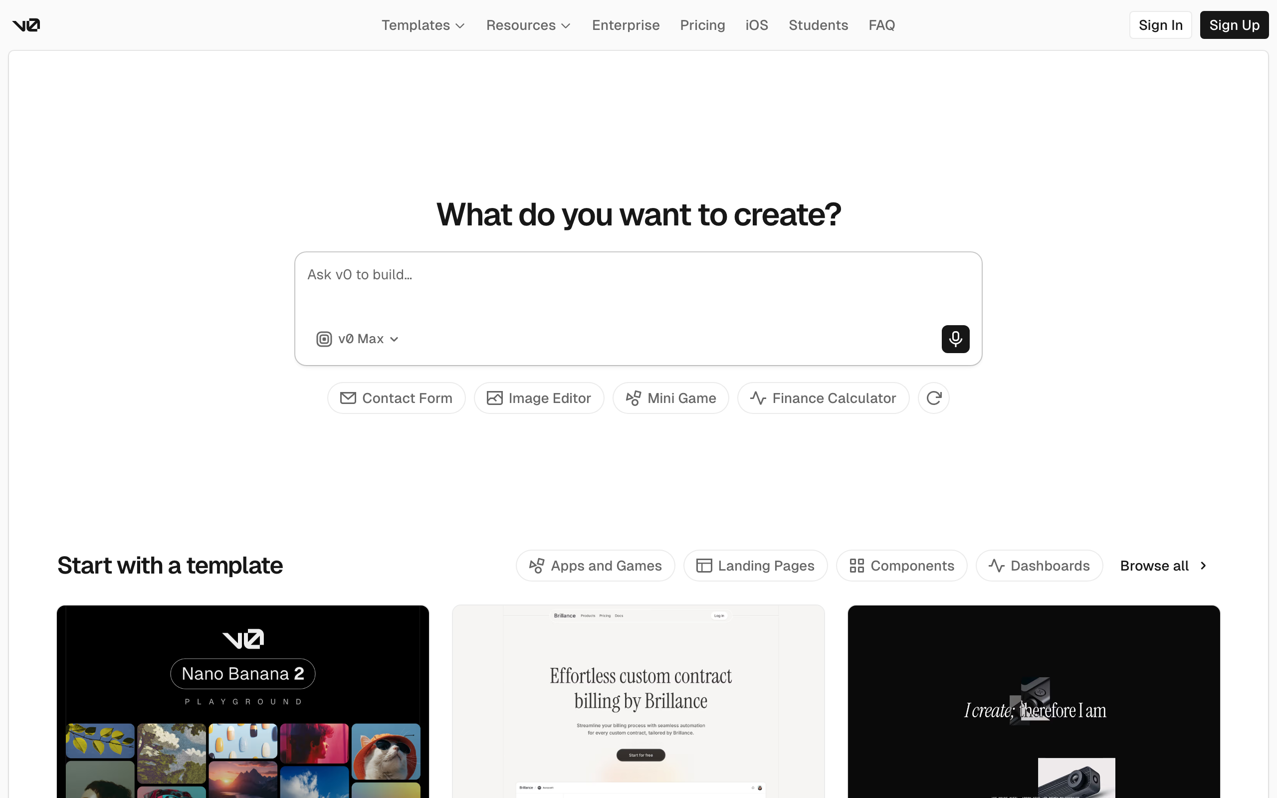 v0.dev Agency with Vercel-Native React Studios