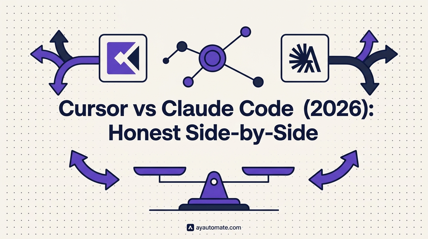 Cursor vs Claude Code (2026): Honest Side-by-Side