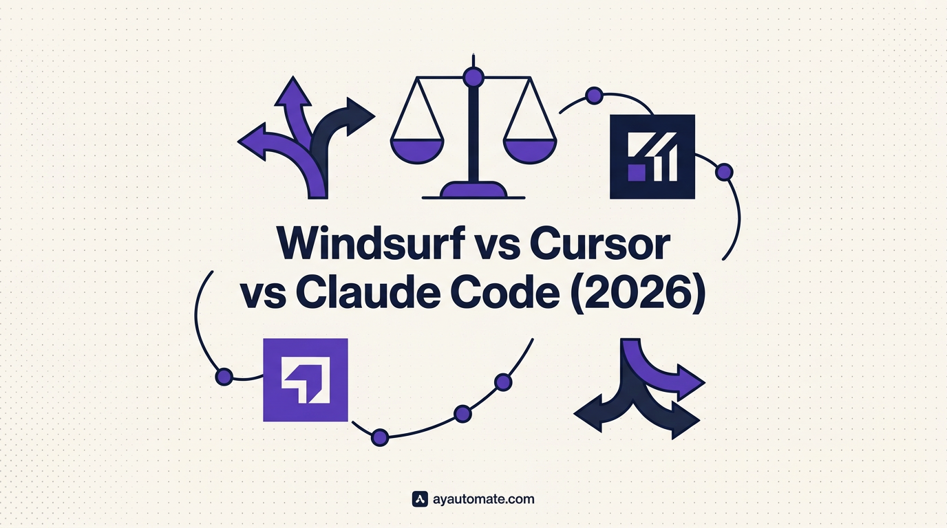 Windsurf vs Cursor vs Claude Code (2026)